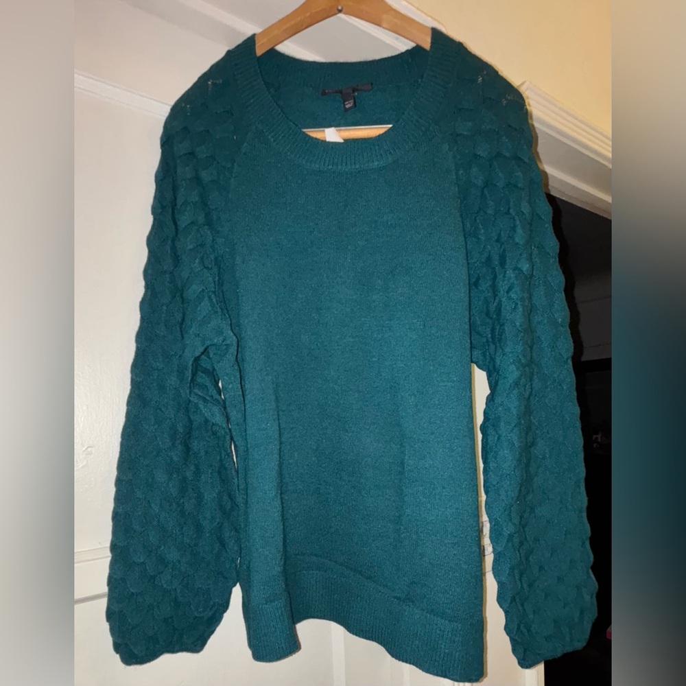 Lane Bryant Teal Knit Women's Sweater